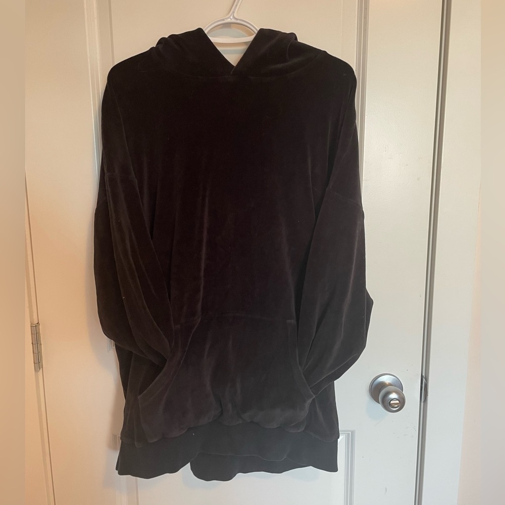 Aritzia Golden by TNA Oversized Velour Hoodie